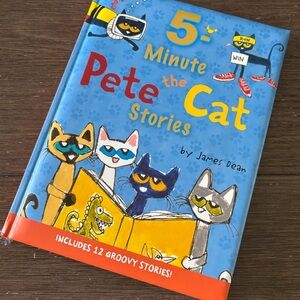 Pete the Cat 5-Minute Stories Book hardback cover